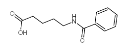 5-(苯甲酰氨基)正戊酸结构式