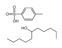 4-methylbenzenesulfonic acid,undecan-6-ol结构式