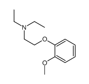 N,N-Diethyl-2-(2-methoxyphenoxy)ethanamine Structure