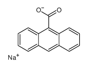 sodium,anthracene-9-carboxylate Structure