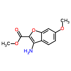 Methyl 3-amino-6-methoxy-1-benzofuran-2-carboxylate Structure