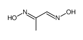 2-(E)-hydroxyimino-propionaldehyde (E)-oxime Structure