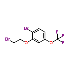 1-Bromo-2-(2-bromoethoxy)-4-(trifluoromethoxy)benzene结构式