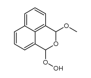 1-hydroperoxy-3-methoxy-1H,3H-naphtho(1.8-cd)pyran结构式
