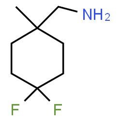 (4,4-二氟-1-甲基环己基)甲胺结构式
