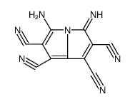 3-amino-5-iminopyrrolizine-1,2,6,7-tetracarbonitrile Structure