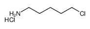 5-chloropentan-1-amine,hydrochloride结构式