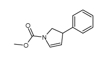 methyl 3-phenyl-2,3-dihydro-1H-pyrrole-1-carboxylate Structure