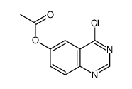 4-CHLOROQUINAZOLIN-6-YL ACETATE Structure