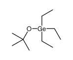 triethyl-[(2-methylpropan-2-yl)oxy]germane结构式