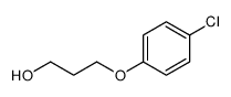 3-(4-chlorophenoxy)propan-1-ol结构式