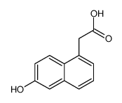 (6-HYDROXY-1-NAPHTHYL)ACETIC ACID Structure