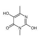 5-hydroxy-3,6-dimethyl-1H-pyrimidine-2,4-dione Structure