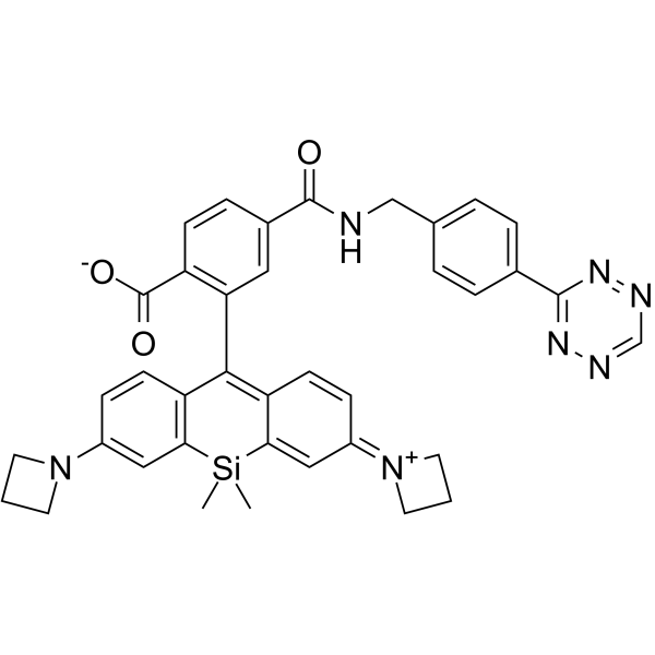 JF646, Tetrazine结构式
