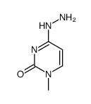 4-hydrazinyl-1-methylpyrimidin-2-one结构式