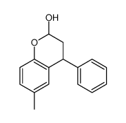 6-methyl-4-phenyl-3,4-dihydro-2H-chromen-2-ol Structure
