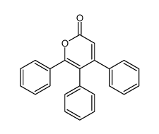 4,5,6-triphenylpyran-2-one Structure