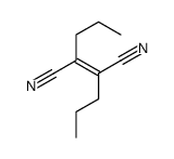 2,3-dipropylbut-2-enedinitrile Structure