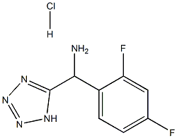 (2,4-Difluorophenyl)(1H-tetrazol-5-yl)methanamine hydrochloride Structure