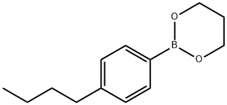 4-正丁基苯硼酸-1,3-丙二醇酯结构式