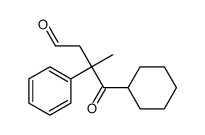 4-环己基-3-甲基-4-氧代-3-苯基丁醛结构式