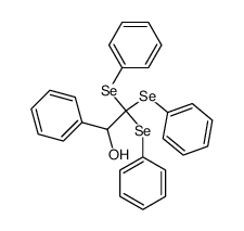 1-Hydroxy-2,2,2-tris(phenylseleno)-1-phenylaethan结构式