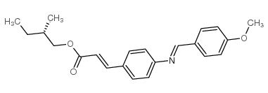 (S)-(+)-2-甲基丙烯酸[(对甲氧基亚苄基)氨基]肉桂酸酯图片
