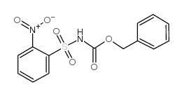 N-苄氧羰基-2-硝基苯磺酰胺结构式