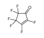 2,3,4,4,5,5-hexafluorocyclopent-2-en-1-one结构式