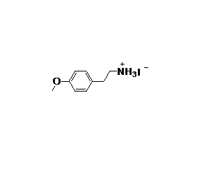 4-甲氧基苯乙基溴化胺结构式