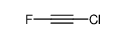 1-chloro-2-fluoroethyne结构式