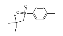 1,1,1-trifluoro-2-(4-methylbenzenesulfonyl)ethane结构式