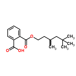 (Rac)-Mono(3,5,5-trimethylhexyl) phthalate structure