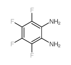 3,4,5,6-tetrafluorobenzene-1,2-diamine Structure