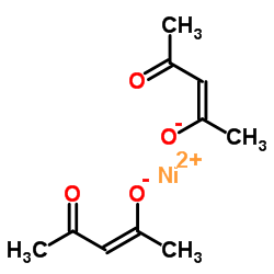 Nickel(2+) acetylacetonate structure