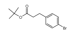 tert-butyl 3-(4-bromophenyl)propanoate结构式