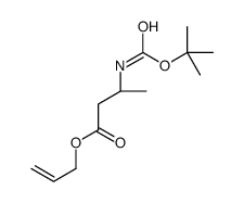 Boc-L-β-高丙氨酸烯丙酯结构式