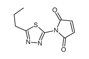 1H-Pyrrole-2,5-dione, 1-(5-propyl-1,3,4-thiadiazol-2-yl)- (9CI) picture