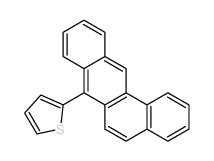 2-benzo[a]anthracen-7-ylthiophene结构式