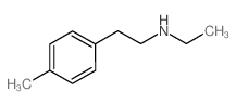 N-乙基-N-[2-(4-甲基苯基)乙基]胺结构式