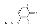 5-叠氮基-4-氯-3(2H)-哒嗪酮结构式