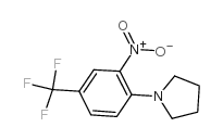3-硝基-4-(1-吡咯烷)苯并三氟结构式