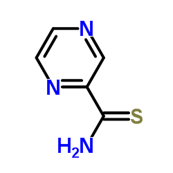吡嗪-2-硫代酰胺结构式
