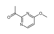 1-(4-Methoxypyrimidin-2-yl)ethanone结构式