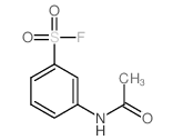 3-acetamidobenzenesulfonyl fluoride structure