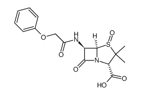 phenoxymethylpenicillin sulfoxide Structure