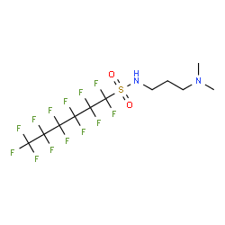 N-[3-(dimethylamino)propyl]tridecafluorohexanesulphonamide Structure