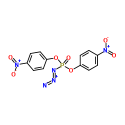 Bis(4-nitrophenyl) phosphorazidate Structure