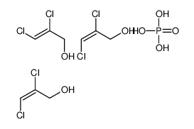 2,3-dichloroprop-2-en-1-ol,phosphoric acid Structure