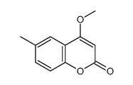 4-methoxy-6-methylchromen-2-one Structure